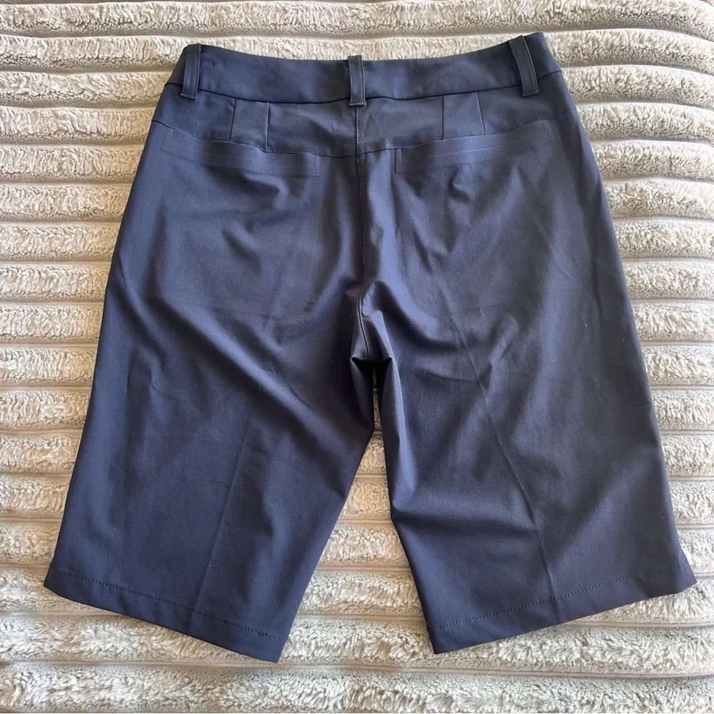Women's Nike Golf Dri- Fit Black Long Line Shorts- Size 4-6 - Picture 7 of 8